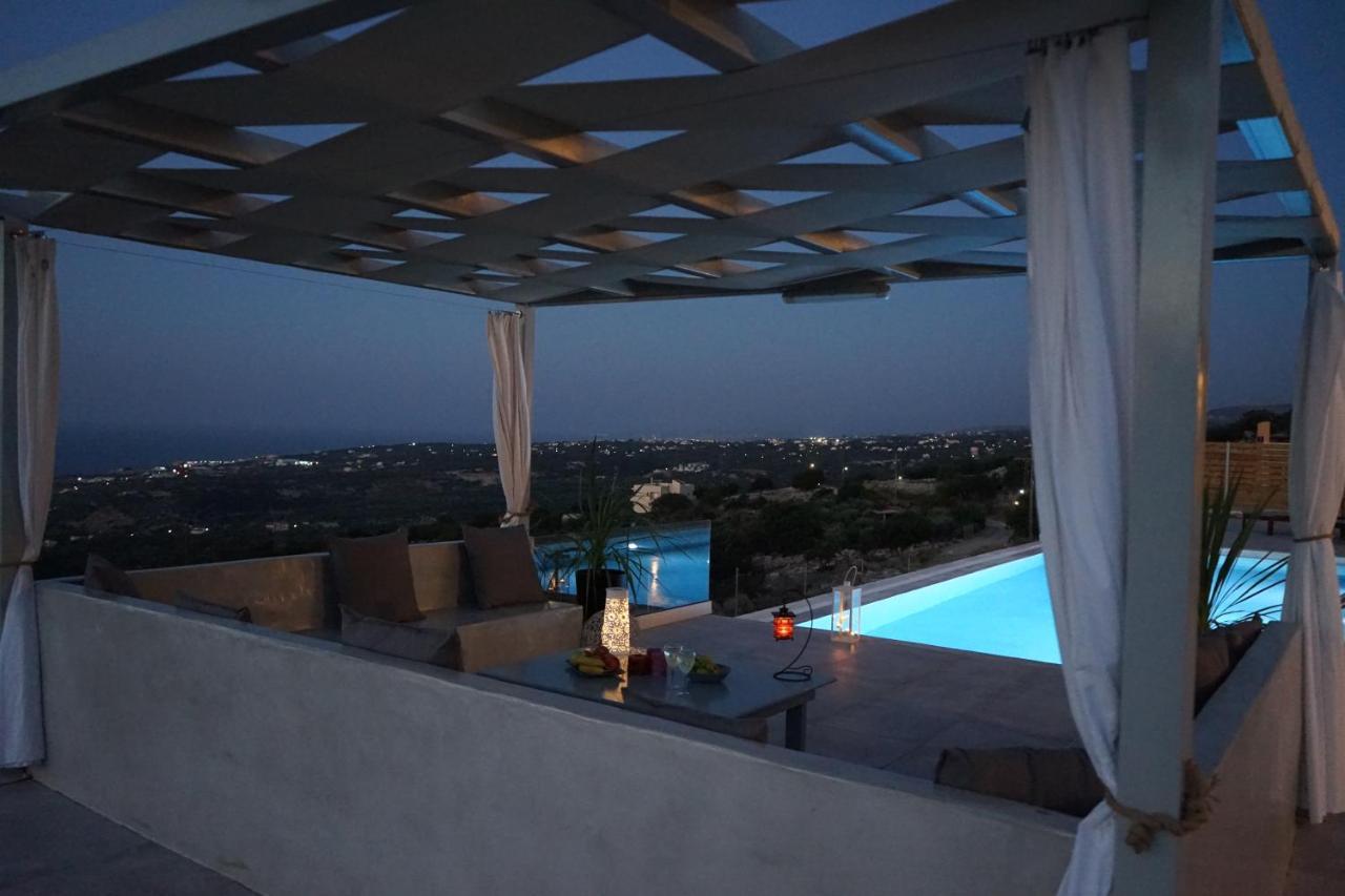 Eva Villas West With Infinity Pool & And Panoramic Sea View Gerani Chanion Екстериор снимка
