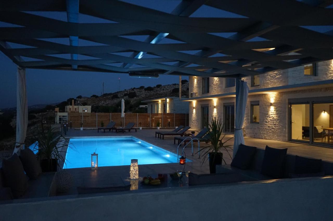 Eva Villas West With Infinity Pool & And Panoramic Sea View Gerani Chanion Екстериор снимка