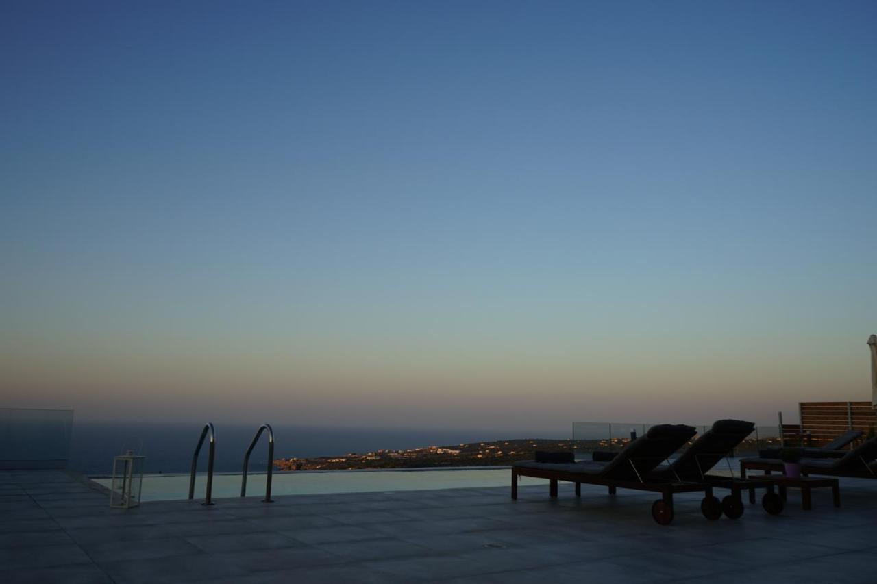 Eva Villas West With Infinity Pool & And Panoramic Sea View Gerani Chanion Екстериор снимка