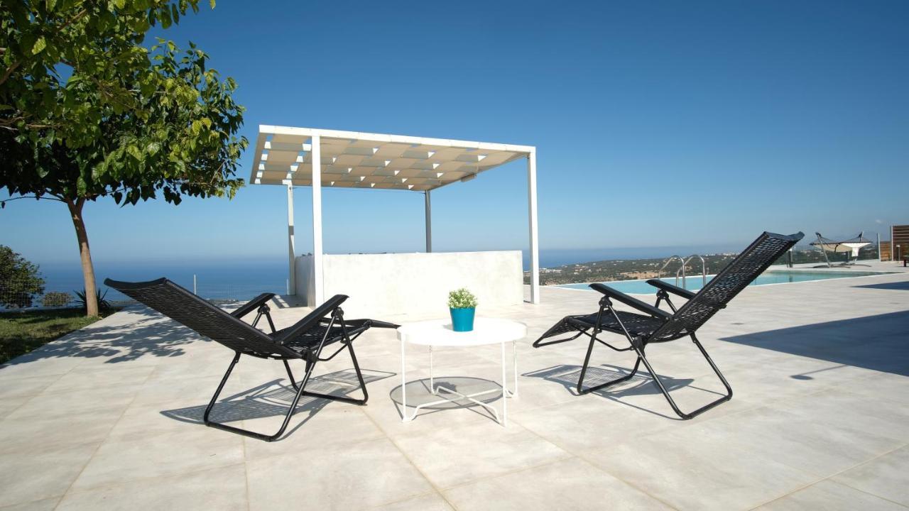 Eva Villas West With Infinity Pool & And Panoramic Sea View Gerani Chanion Екстериор снимка