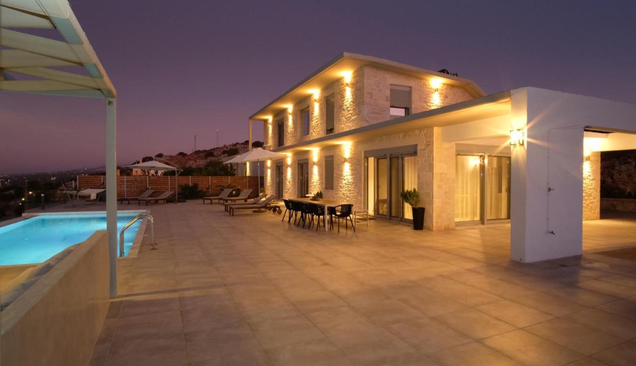 Eva Villas West With Infinity Pool & And Panoramic Sea View Gerani Chanion Екстериор снимка