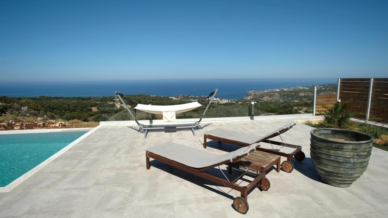 Eva Villas West With Infinity Pool & And Panoramic Sea View Gerani Chanion Екстериор снимка