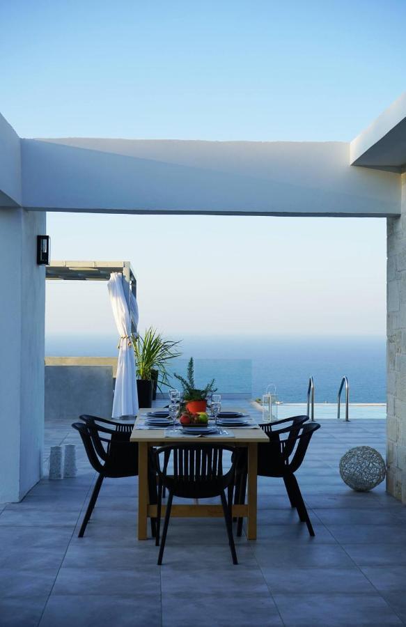Eva Villas West With Infinity Pool & And Panoramic Sea View Gerani Chanion Екстериор снимка