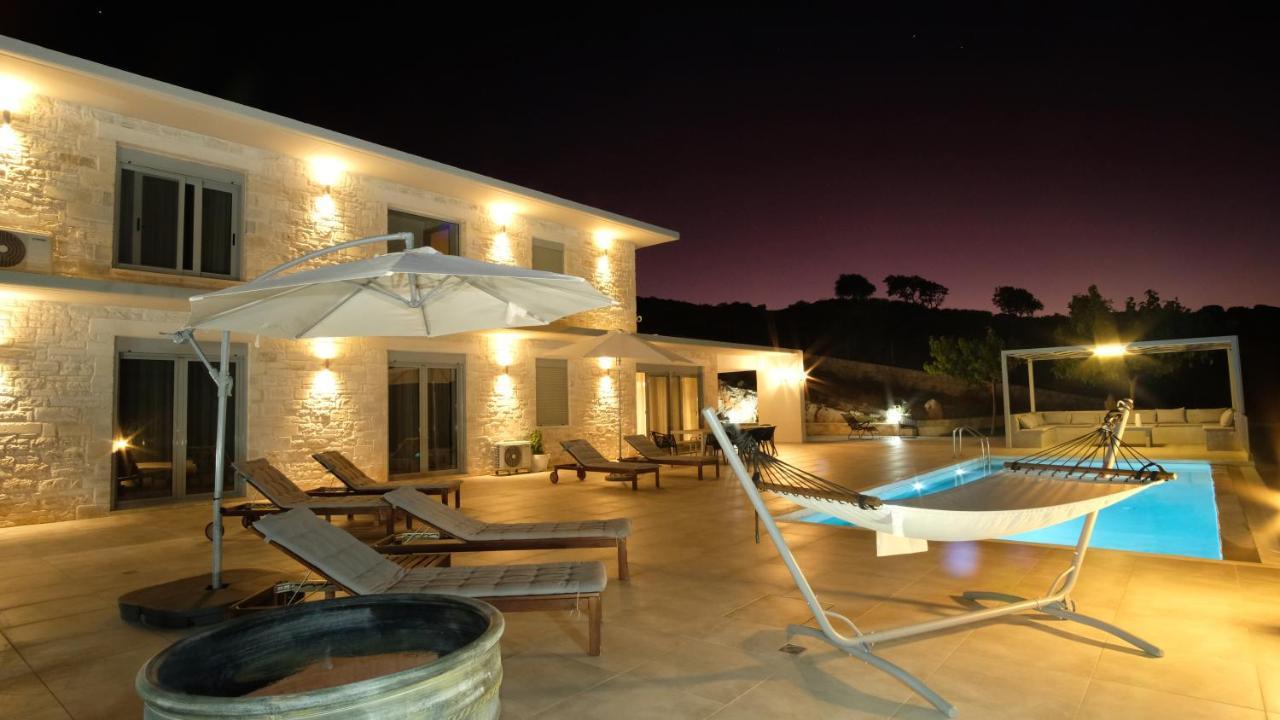 Eva Villas West With Infinity Pool & And Panoramic Sea View Gerani Chanion Екстериор снимка