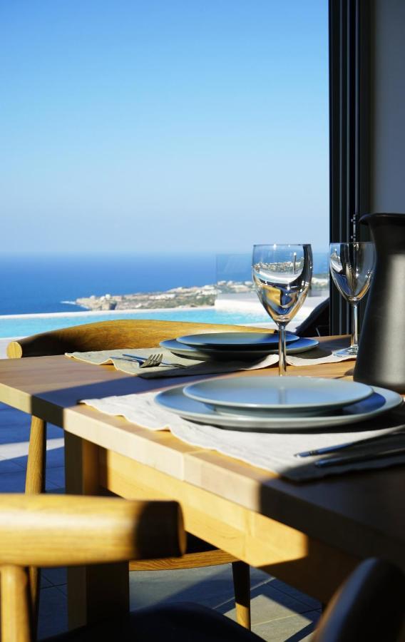 Eva Villas West With Infinity Pool & And Panoramic Sea View Gerani Chanion Екстериор снимка