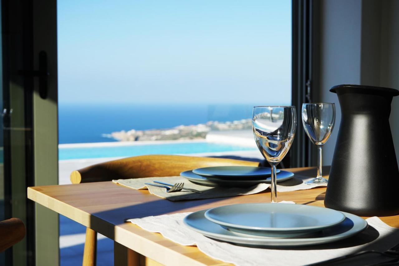 Eva Villas West With Infinity Pool & And Panoramic Sea View Gerani Chanion Екстериор снимка