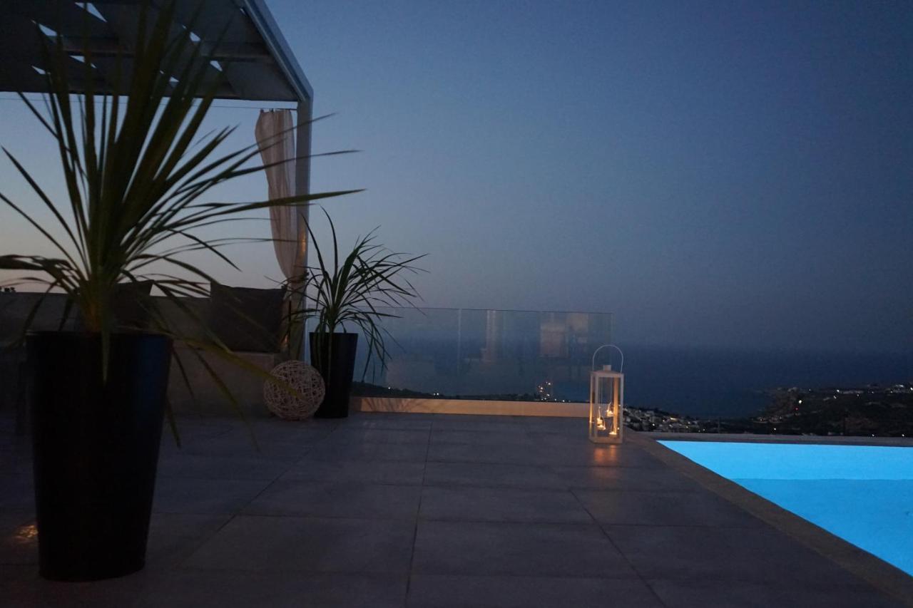 Eva Villas West With Infinity Pool & And Panoramic Sea View Gerani Chanion Екстериор снимка