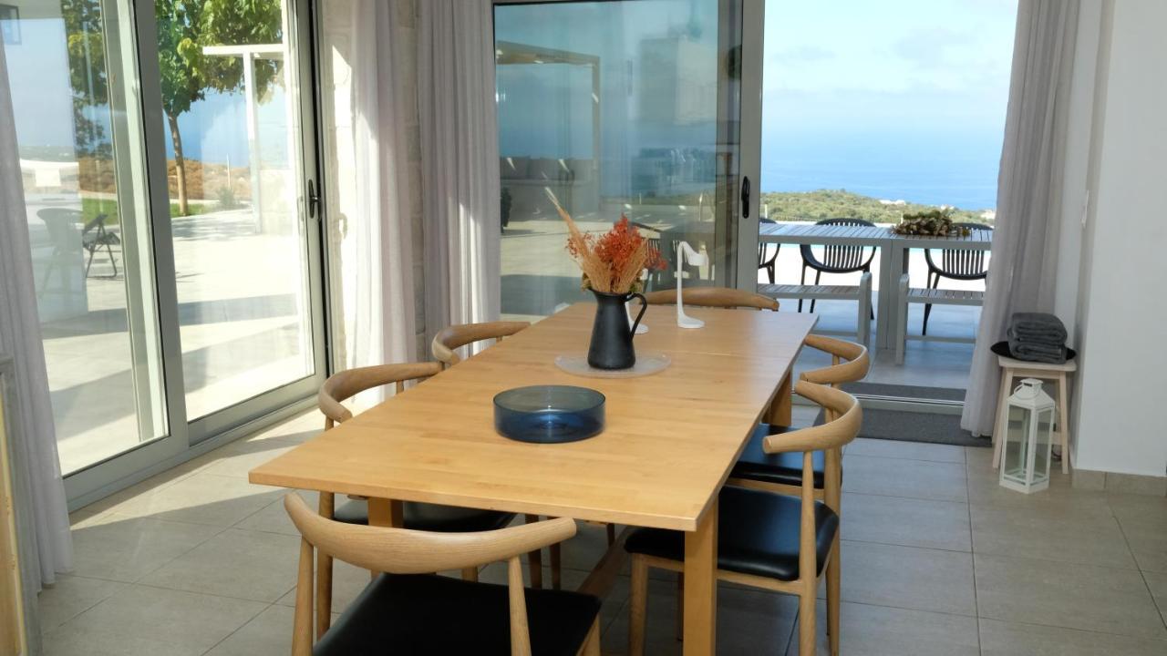 Eva Villas West With Infinity Pool & And Panoramic Sea View Gerani Chanion Екстериор снимка