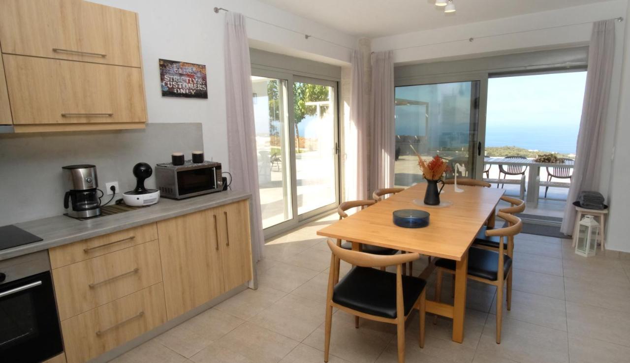 Eva Villas West With Infinity Pool & And Panoramic Sea View Gerani Chanion Екстериор снимка