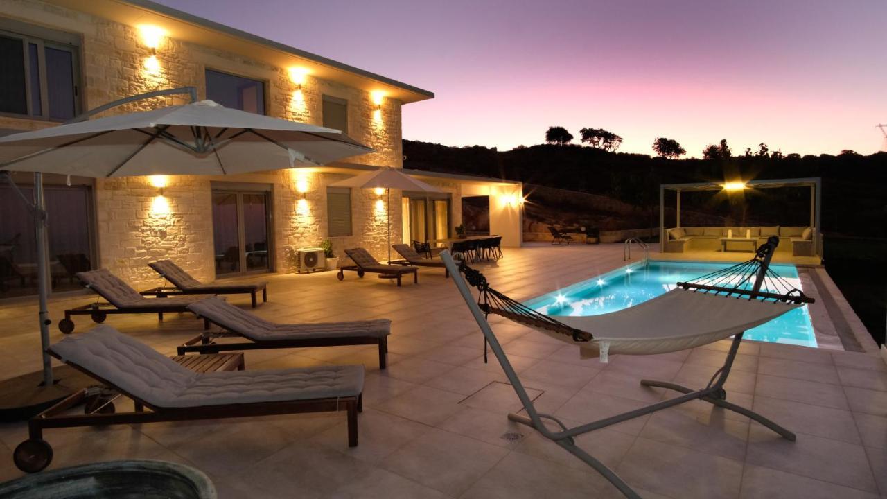 Eva Villas West With Infinity Pool & And Panoramic Sea View Gerani Chanion Екстериор снимка
