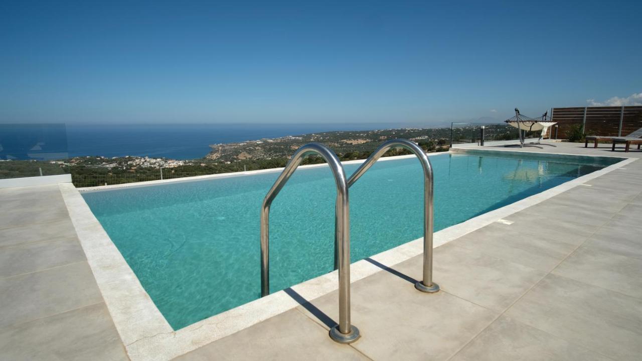 Eva Villas West With Infinity Pool & And Panoramic Sea View Gerani Chanion Екстериор снимка