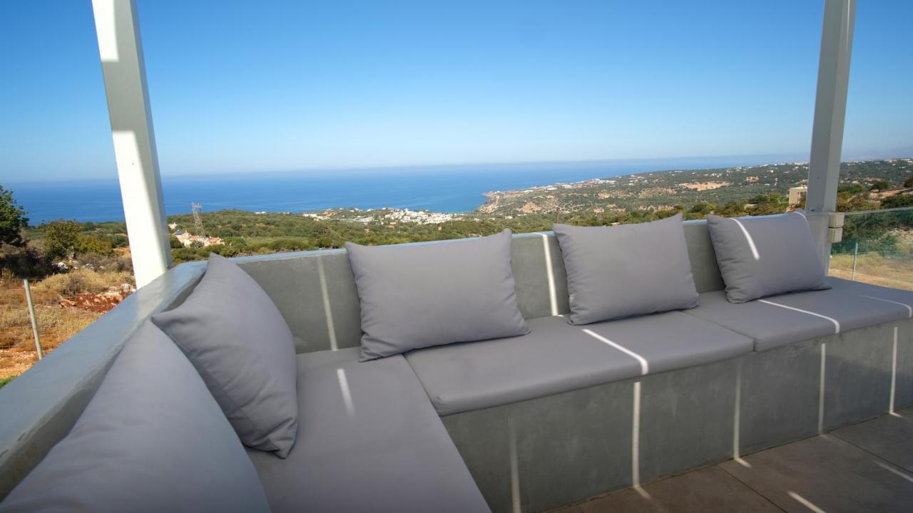 Eva Villas West With Infinity Pool & And Panoramic Sea View Gerani Chanion Екстериор снимка