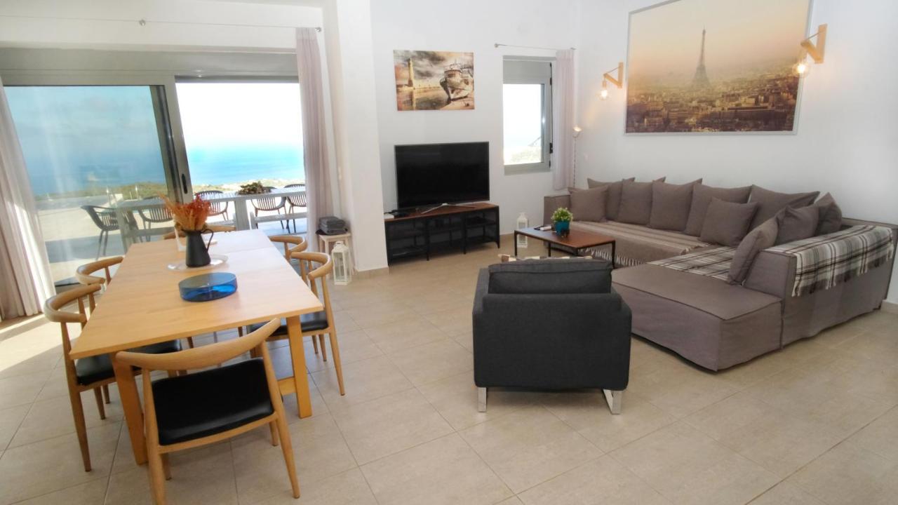 Eva Villas West With Infinity Pool & And Panoramic Sea View Gerani Chanion Екстериор снимка