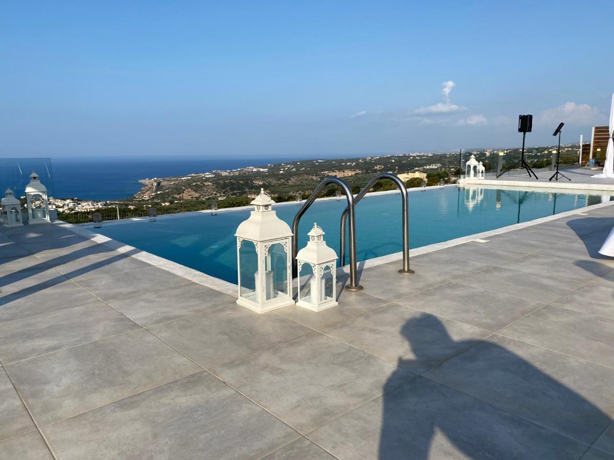 Eva Villas West With Infinity Pool & And Panoramic Sea View Gerani Chanion Екстериор снимка