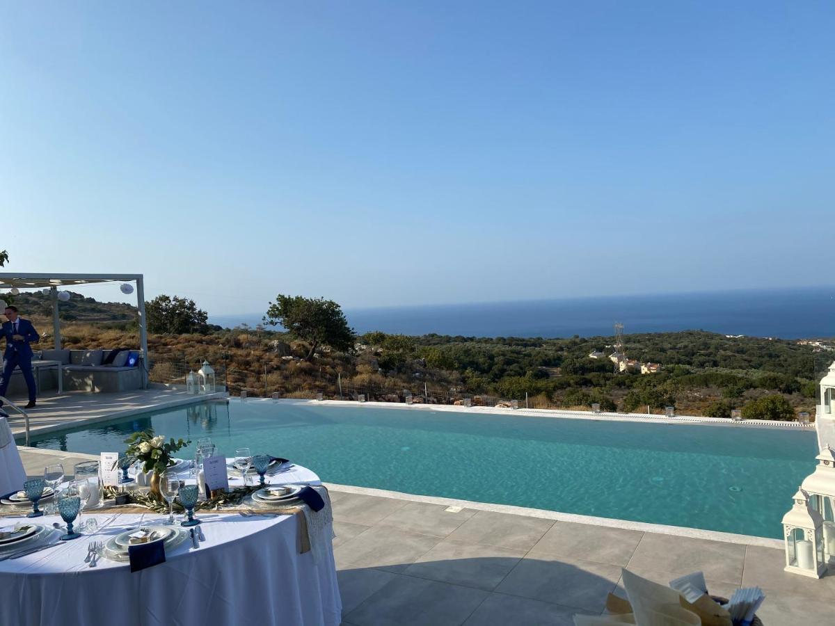 Eva Villas West With Infinity Pool & And Panoramic Sea View Gerani Chanion Екстериор снимка